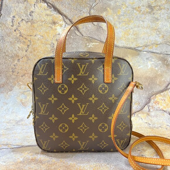 Louis Vuitton Spontini Crossbody Monogram Handbag 2 Way Canvas Shoulder Bag - Picture 2 of 15
